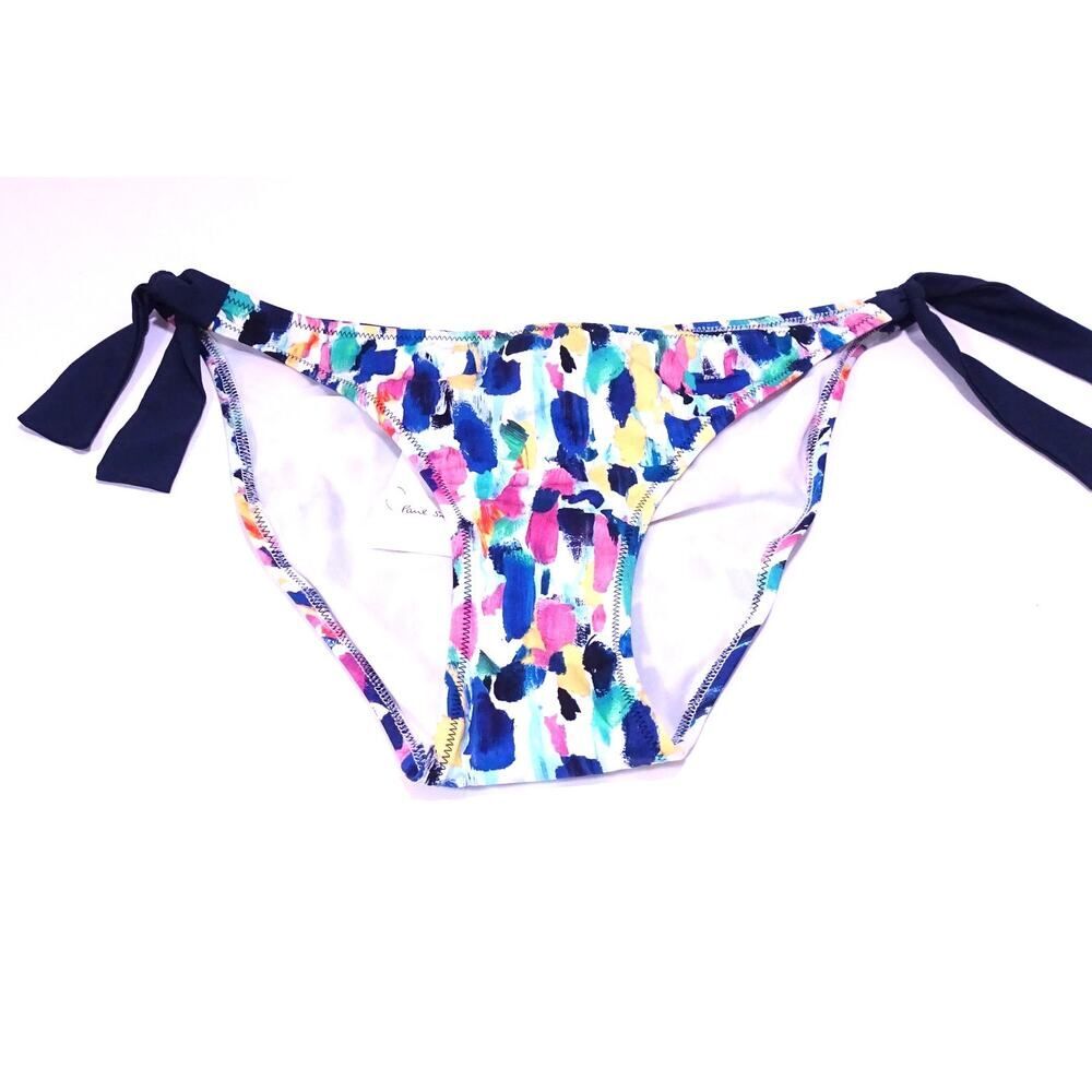 Paul Smith Women's Paint Splatter Tie Side Bikini Bottom S 3 NWT 198